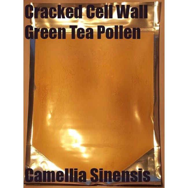 Organic Cracked Cell Wall Raw Green Tea Pollen Camellia Sinensis 200g