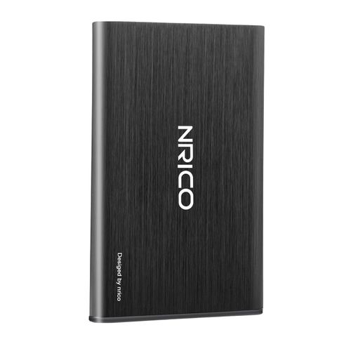 NRICO Ultra Slim 250GB Portable External Hard Drive USB3.0 HDD Storage Compatible for PC, Desktop, Laptop,Mac,PS4, Xbox one (Black, 250, GB)