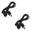 ZedLabz 1.8M extension cable for Original Microsoft Xbox controllers 6FT wire - 2 pack - [1st Generation Xbox]