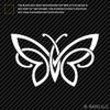 (2x) Celtic Knot Butterfly Sticker Die Cut Vinyl pseudo-celtic