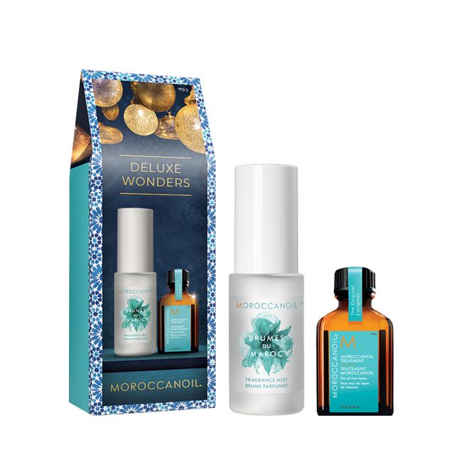 [BEST Hair &amp; Body Set] Moroccan Oil Treatment 15m + (Hair &amp; Body Mist) Broome de Maroc 30ml