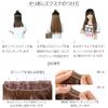 Brightlele cy72-RTC One-touch Extension Wig, Gradient, Long, Natural