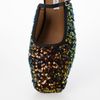 Evor Women's Soft Square Flat Mule Sandals, multicolor