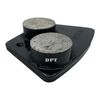 6 Pack Trapezoidal Grinding Disc Medium Bond for Concrete Floor Grinders 30 Grit