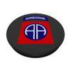 82nd Airborne Division Patch - Gray PopSockets Swappable PopGrip