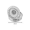 Zenker 6808 Springform mit Flach- und Rohrboden Ø 26 cm, silver