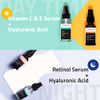 Retinol Serum for Face - Vitamin C Face Serum with Hyaluronic Acid Serum for Face, Retinol Face Anti Aging Serum, Face Serum for Women, Vitamin C Serum for Face, Brightening Serums 3x1 fl by YEOUTH