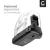 CELLONIC BG-E13 Battery Grip Compatible for - Camera Vertical Grip for LP-E6 Batteries - Multifunction Portrait Handle Backup Battery Holder
