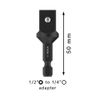 Bosch 1x PRO Socket Adapter with Pin Connection (143 x 64 mm, Professional Accessory Screwdriver, Screwdriver)