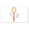 CafePress Loofah Soap Sticker Rectangle Bumper Sticker Car Decal