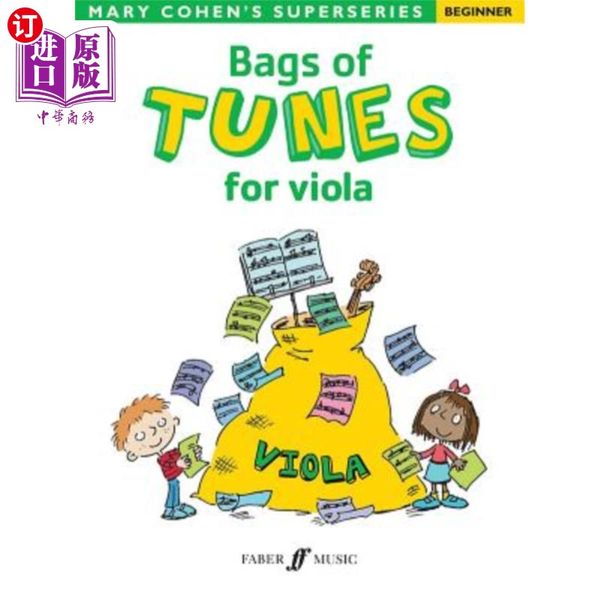 海外直订Bags of Tunes for Viola 中提琴的曲调包