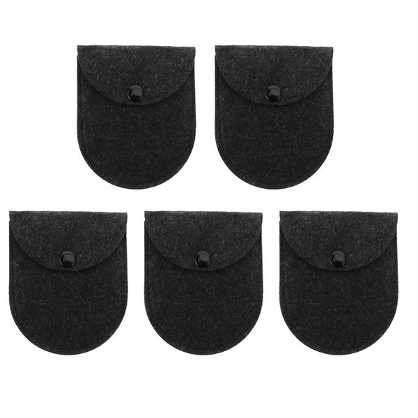 EXCEART 5 Pcs Portable Storage Carrying Case Hearing Aid Pouch Carrying Storage Pouch Protective Wallet Purse for Hearing Aid Amplifier