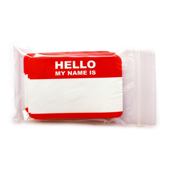 HELLO my name is... Stickerpack 10,5 x 7,4cm Namenschilder Aufkleber!