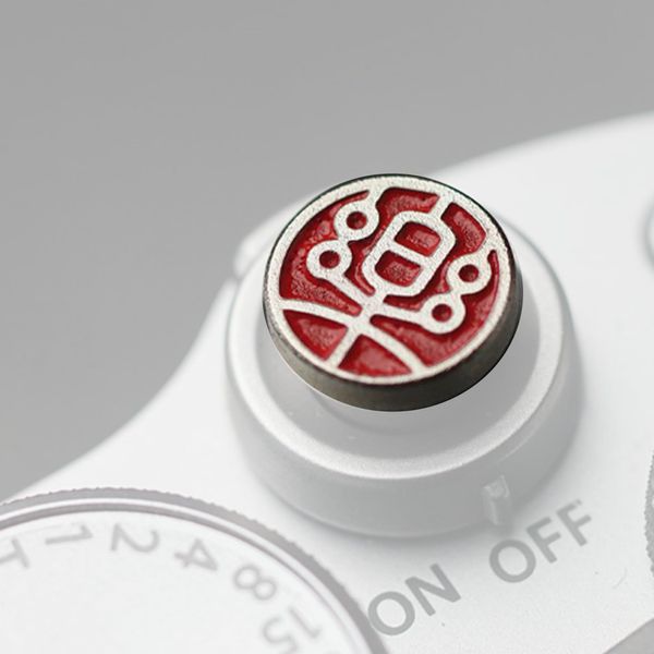 lifactlab. Camera Shutter Button, Screw Type, Release Button, Accessory, Compatible with FUJIFILM and OM Series etc. (Rusable, Red)