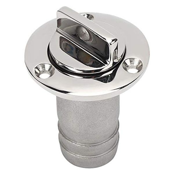 Garboard Drain Plug,316 Stainless Steel Oval Garboard Drain Plug Vent Connector Fitting Boats Parts