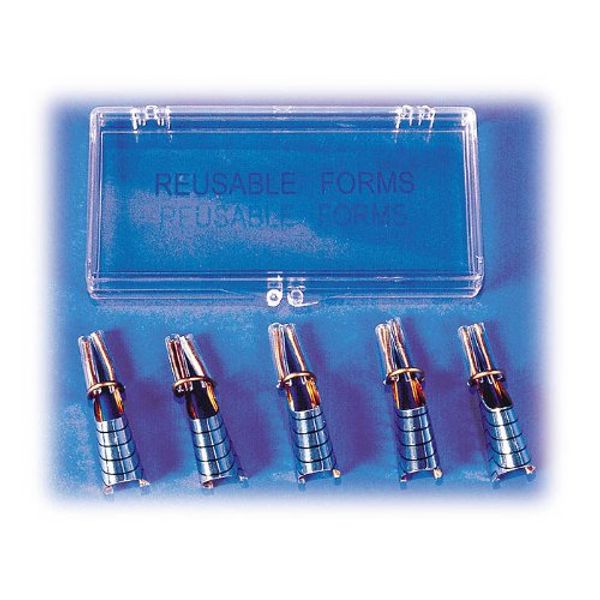 Metal Reusable Non-Stick Nail Forms (Box of 5pcs)