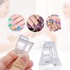 YFFSFDC Nail Clips, Nail Fixing Clips, Polygel Quick Building Nail Extensions, Building Lamps, Clear, Set of 10