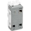 BG Nexus Grid Brushed Steel 20AX 2 Way 1 Pole Switch Module RBS12