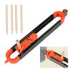 5 Pcs Scribe Tool, Multi Functional Scribing Tool with Lock, Precisely Copy Irregular Shapes Scribe Tool, Woodworking Edge Corner Measuring Duplicator, Profile Marking Tool