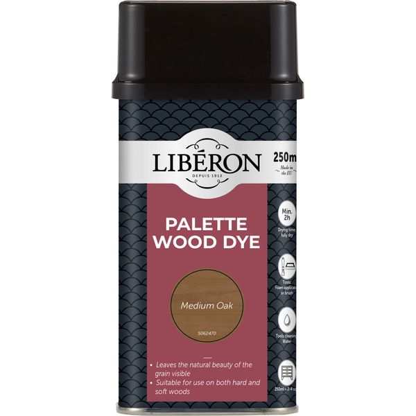 Libéron Palette Wood Dye Medium Oak 250ml