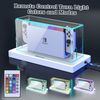 Dust Cover with 16 LED Colors Light Base for Nintendo Switch/OLED,Slim Dock Case
