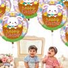 PMU Happy Easter Bunny 18 Inch Mylar Foil Balloon Pkg/25