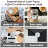 Phomemo M200 M220 Labels, Self-Adhesive - 2.36" x 1.57" (60x40mm) Compatible Printer, 180 Labels/Roll