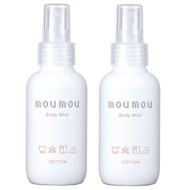 moumou body mist 100ml cotton 2 pieces