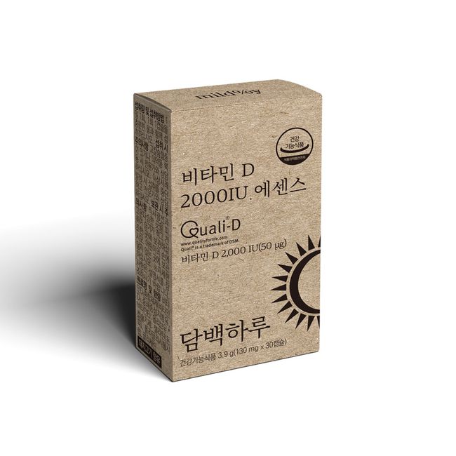 Dambaek Haru DSM Vitamin D 2000IU Essence 30 Capsules 1 Box 1 Month