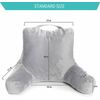 Milliard Reading Pillow with Shredded Memory Foam, Great as Backrest 18 X 15 $19