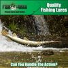 BuckMaxx Gar Fishing Lure, 3 Pack, Medium, White/Black