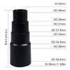 Ginddy 3 Pcs Universal Vacuum Hose Reducer Kit, PVC Material, Adapter,Reducer Connector Type, Fitting, Hose Adapter