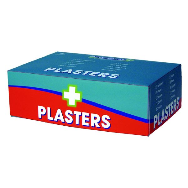 Wallace Cameron 1214037 Assorted Detectable Plasters, Blue (Pack of 150)