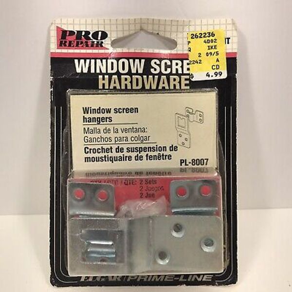 PRIME-LINE 2Pk Window Screen Hanger Hardware Replacement