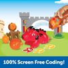 Learning Resources Coding Critters MagiCoders: Blazer the Dragon, Screen-Free Early Coding Toy For Kids, Interactive STEM Coding Pet, 22 Piece Set, Ages 4+