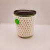 907 Creations By Ca'Trena - Cup Cozy Sleeve with Button, Reusable (White)