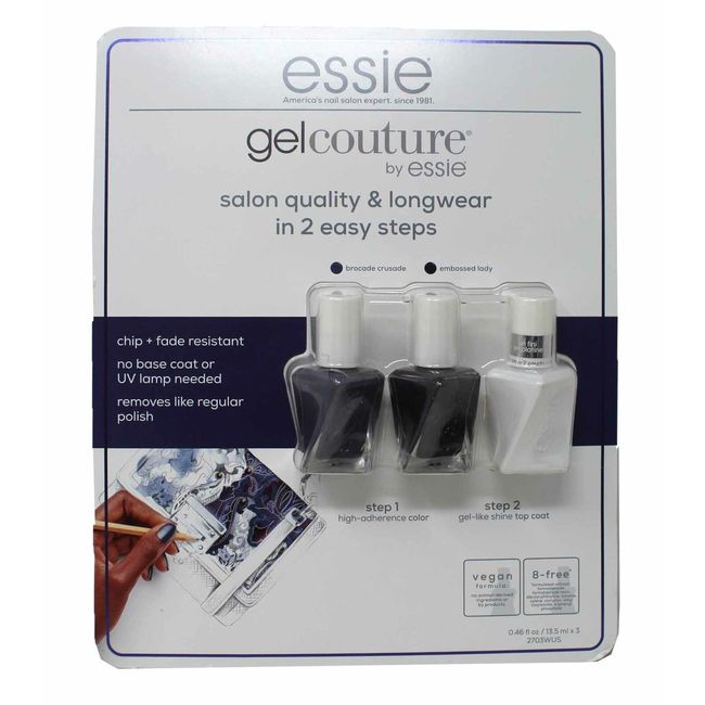 Essie Gel Couture 2 Step Longwear Nail Polish 3 Pieces
