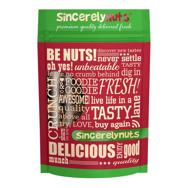 Sincerely Nuts Large Unsweetened Medjool Dates, 1Lb - Fresh, No Sugar Added Date Fruit Snack - Unsulfured Medjools with Rich Natural Flavor Extra Large & Fancy Dates - Kosher, Gluten-Free and Vegan