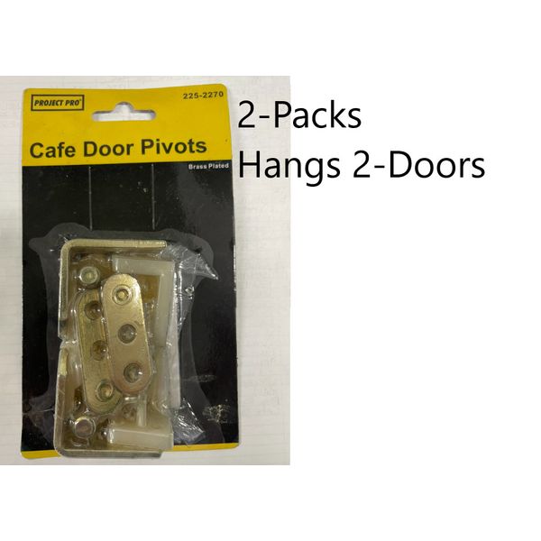 Cafe Door Pivot Hinges (2-Packs) FREE SHIPPING