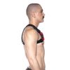 Prowler Red Cross Harness Black/Red - Small/Medium - UK Chest Size 32" - 39"