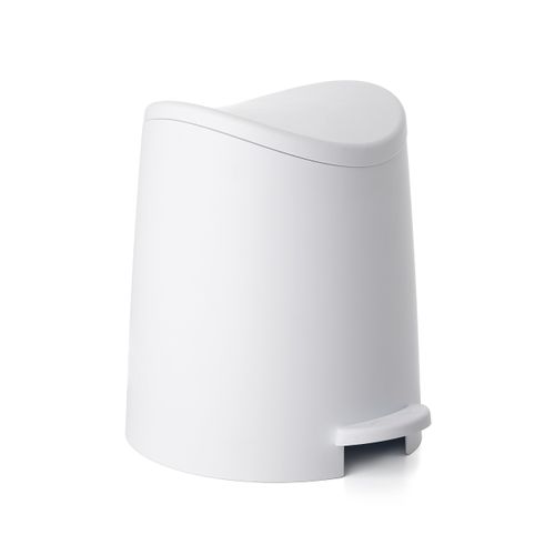 Tatay Bathroom Bin with Standard Pedal 3L | Practical and Functional Design | Made from Highly Resistant Materials | Compact and Easy to Use | Made in Spain | 19 x 21,8 x 22,1 cm – White