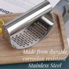 Garlic/Ginger Press Rocker, Mincer, Crusher, Squeezer, Masher, Chopper, Grinder