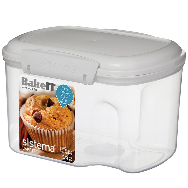 Sistema BAKE IT Food Storage Container, Food Pantry Storage Container, BPA-Free, Great for Cereal...