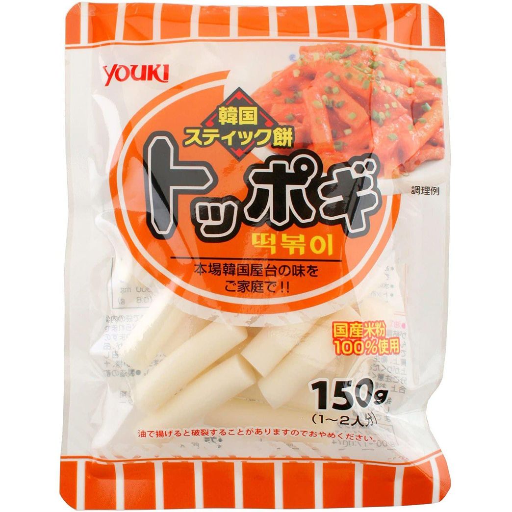 Youki Toppogi Korean Rice Cake Sticks 150g