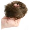 HIYE Bun Wig, Scrunchy, Comb Type, Stylish, Popular, Adult Design, Cute, Point Wig, Wedding, After-Party, Shichi-Go-San, Coming-of-Age Ceremony, Kimono, Yukata, Everyday Use, Wig, Women's, Volume, Easy to Put On (Flax Yellow) One Size Fits Most