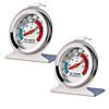 2 Pack Large Dial Analog Refrigerator Freezer Thermometer