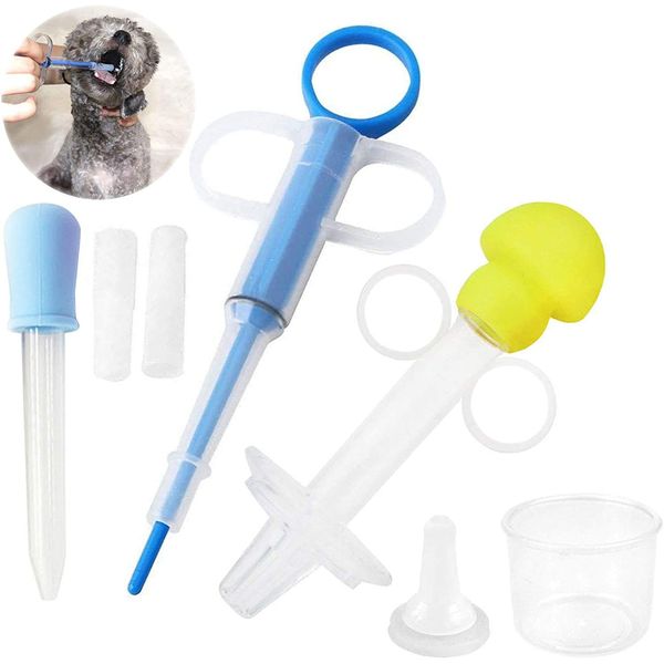 BarleyCorn Pet Medication Device, Water Supply Syringe, Nursing Aid, Liquid Diet, Water Dispenser, For Dogs and Cats, Pet Pill, Eating Tool, Oral Medication, Pet Medication Supplies, Gentle Feeder, Syringe, For Dogs and Cats, Medication, Aid, Injector, Li