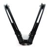 Ace Martial Arts Supply Hinged Heavy Duty Handcuffs and Keys, Black