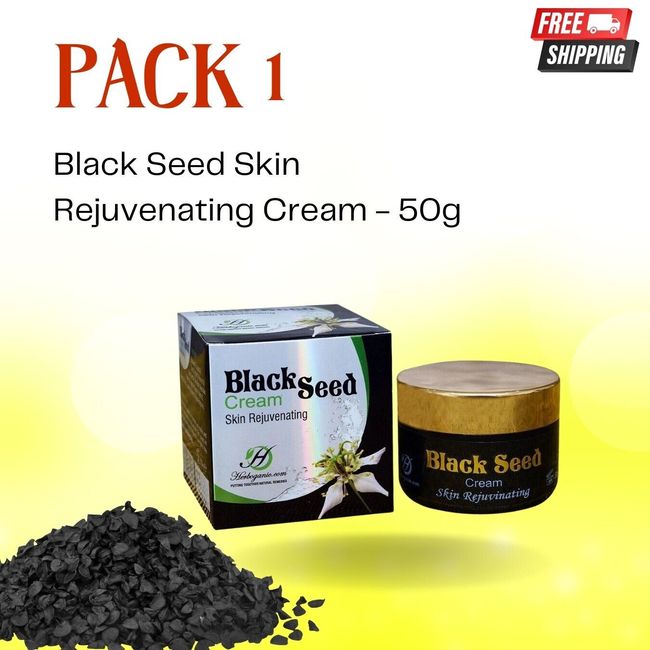 Black Seed Skin Rejuvenating Cream - 50g | Natural Formula for Nourishing Skin