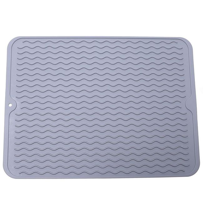 Drying Mat for Kitchen Counter Non-Slip Silicone Mat Kitchen Heat-Resistant